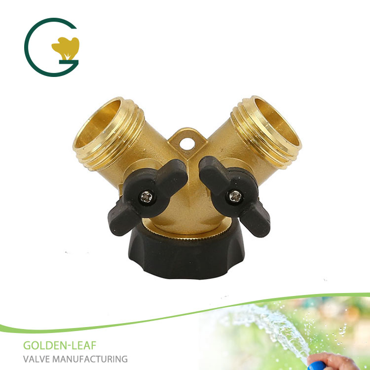 Aluminum 2-Way Shut-Off Garden Valve