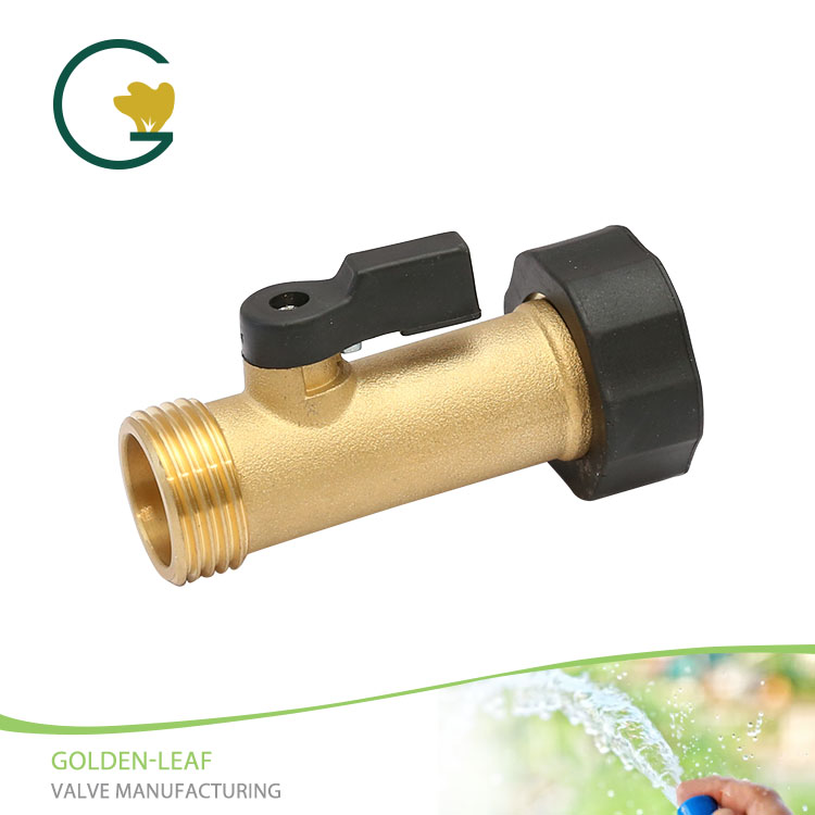 Brass Long Neck Shut-Off Valve With Rubber