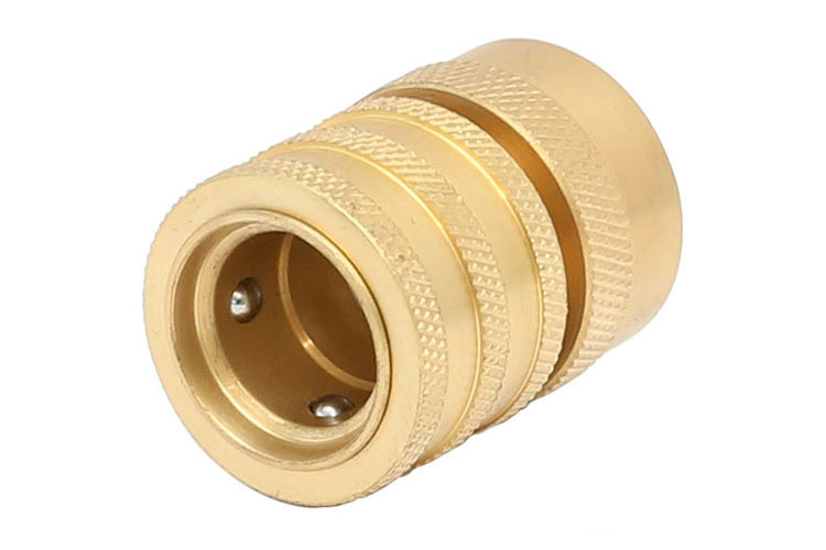 3/4”Female Brass Quick Hose Connector with water stop