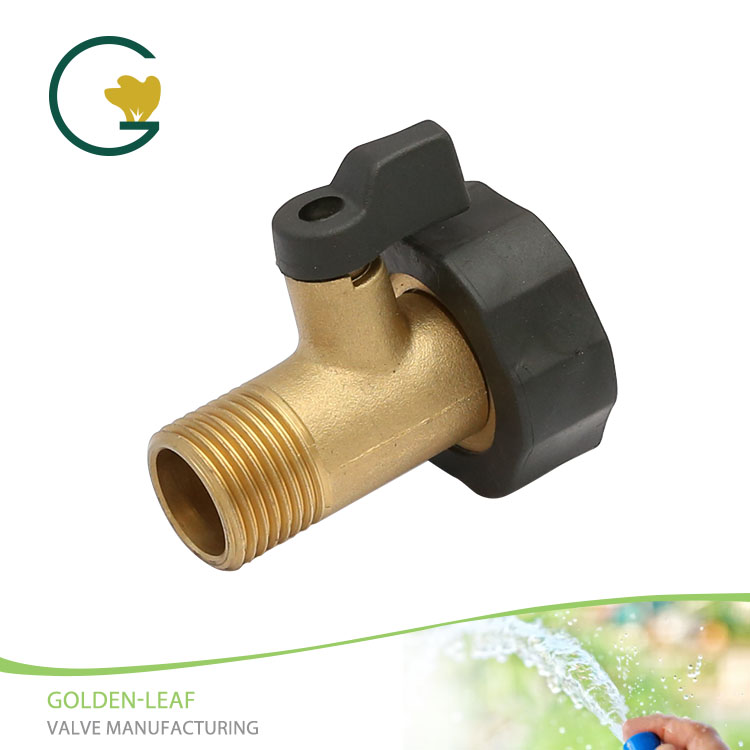 Long Neck Brass Shut-Off Valve With Rubber